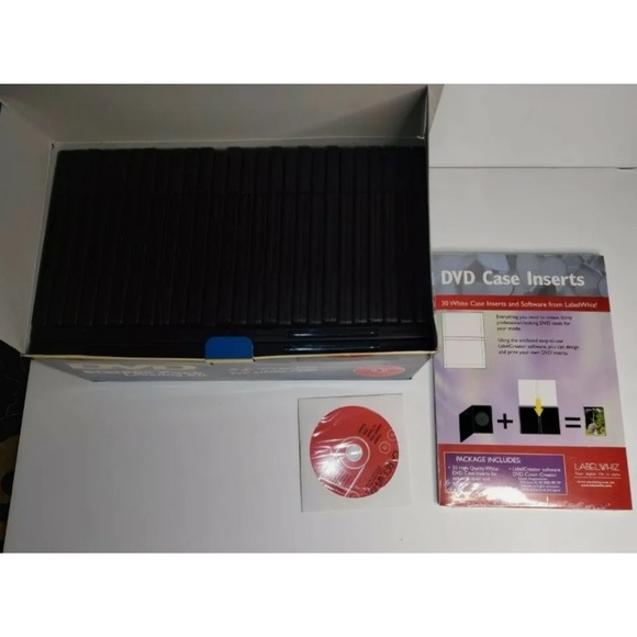 30 Case CD DVD Labelwhiz Storage Pack Labeling Design Kit Labels Cases Cover - Picture 4 of 7